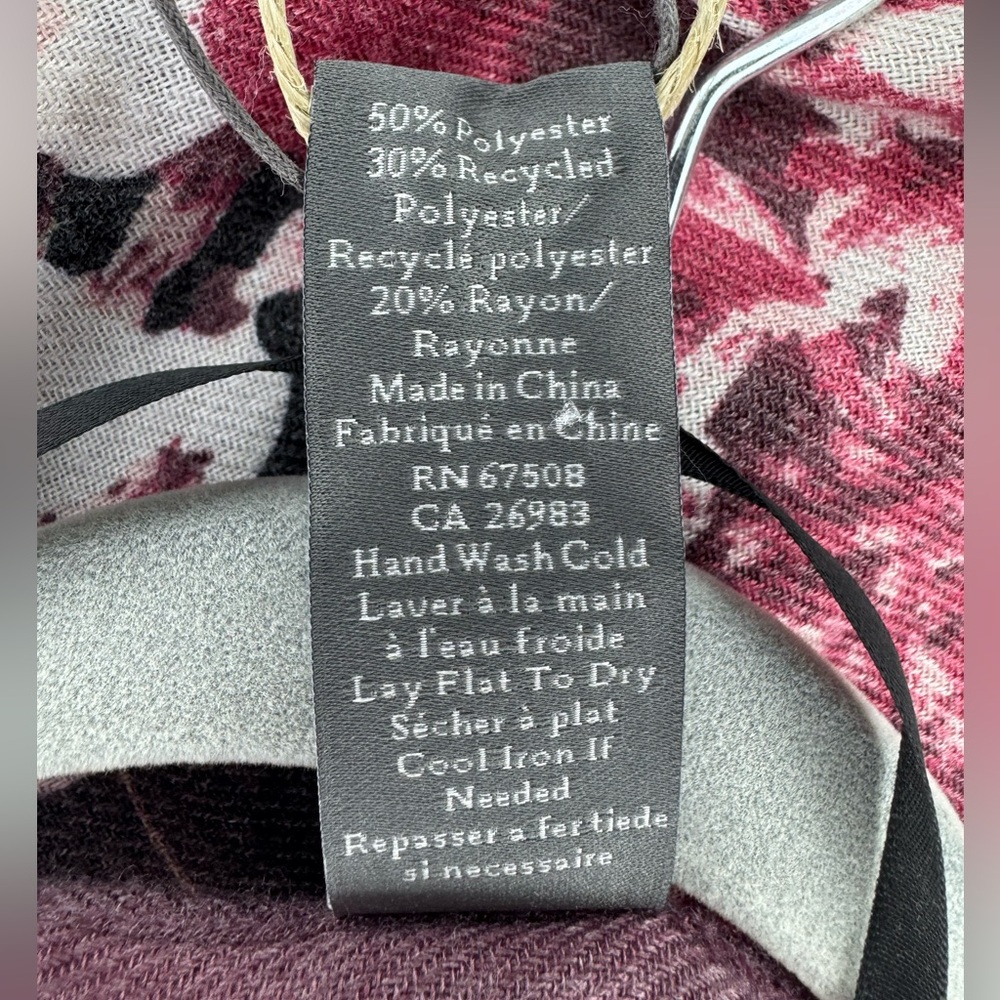 NWT Vince Camuto Oversized Floral Kimono Wrap – Soft Lightweight Ruana OS - Picture 8 of 8